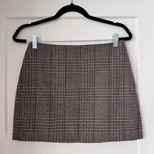 Dynamite Plaid Mini Skirt